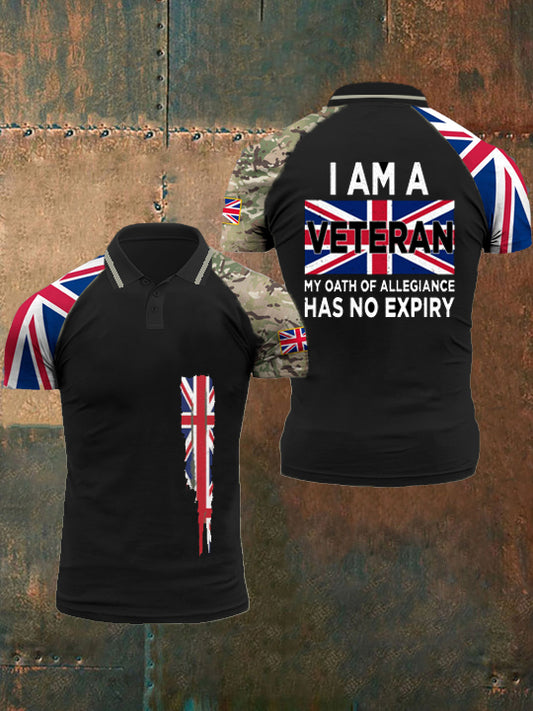 Men's Flag Print Top