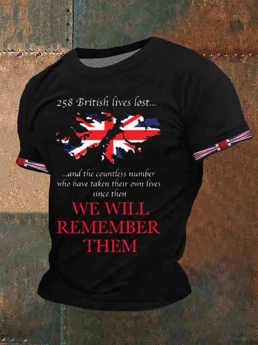 Men's Falklands We Will Remember Them T-Shirt