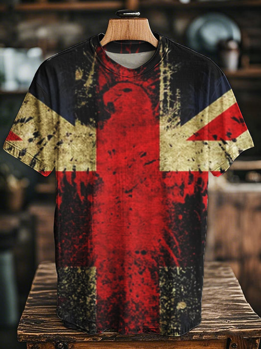 Men's Union Jack RAF Eagle Premium Sublimation T-Shirt