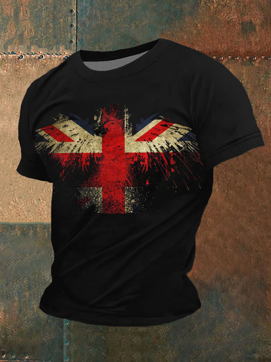 Men's Union Jack RAF Eagle Premium Sublimation Adult T-Shirt