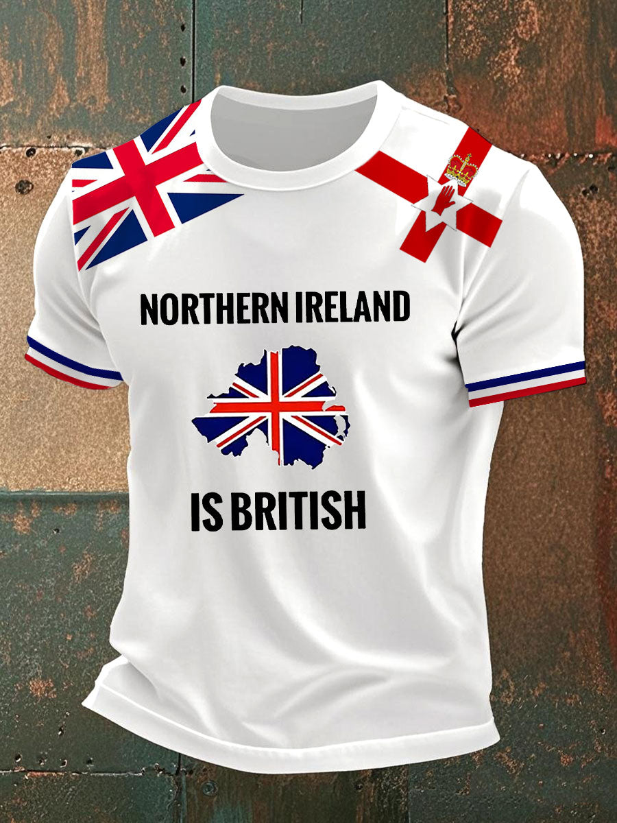 Men's Northern Ireland Printed Casual T-Shirt