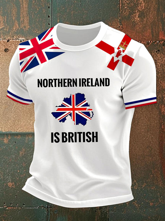 Men's Northern Ireland Printed Casual T-Shirt