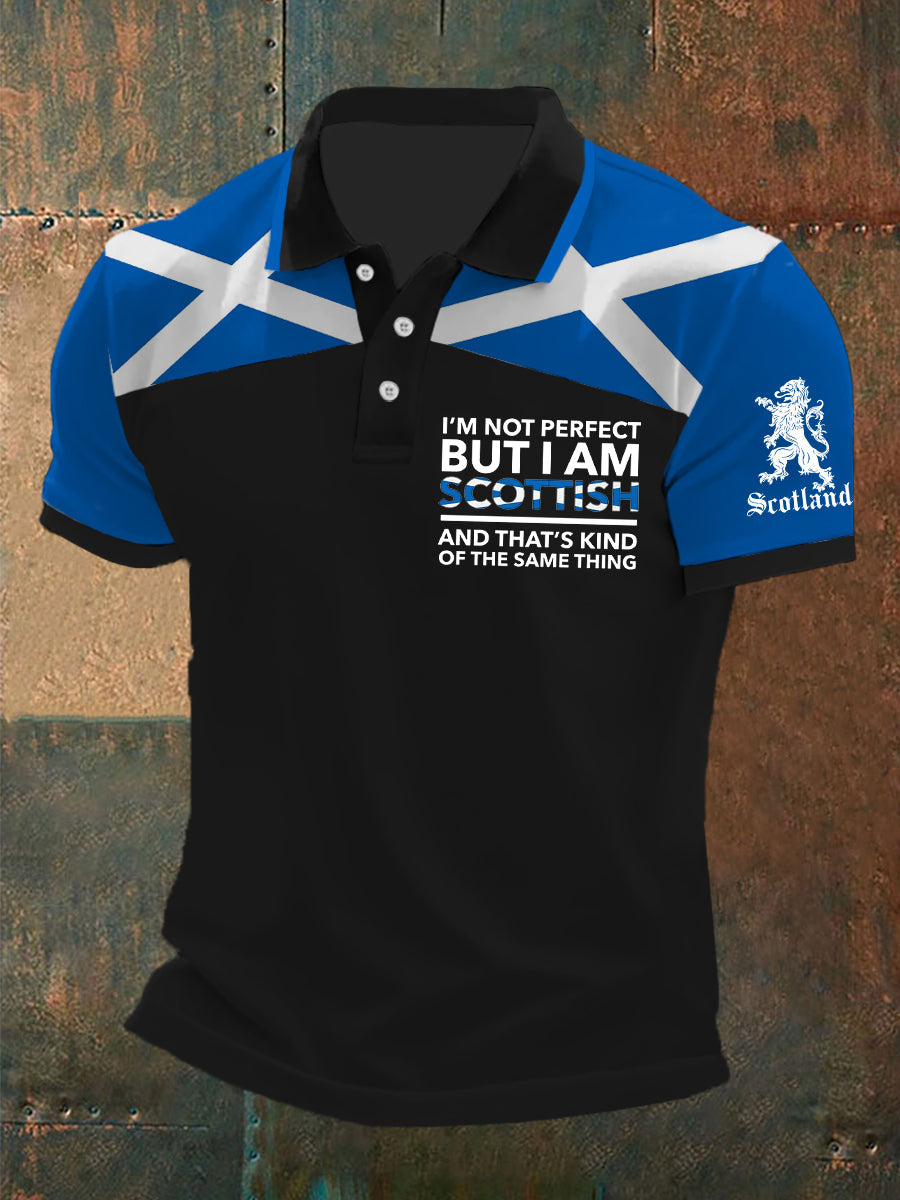 Men's Scottish Flag Short Sleeves Top