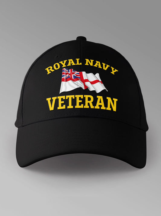 Unisex Royal Navy Veteran Printed Hat