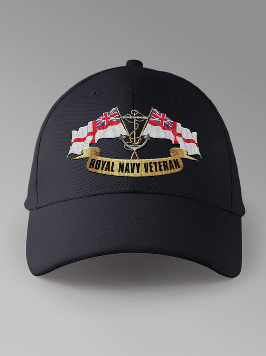 Unisex Royal Navy Veteran Printed Hat