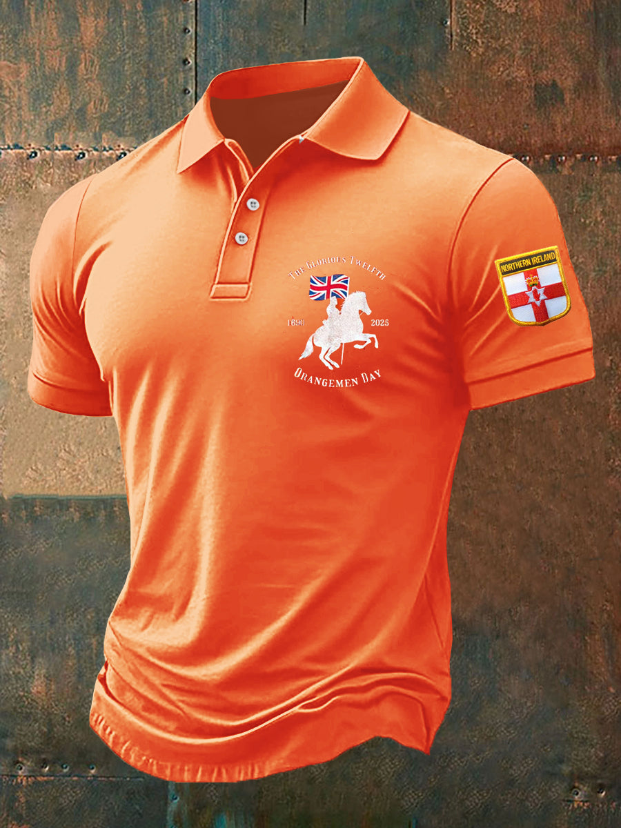 Men's Glorious Twelfth King William Of Orangemen Day 1690 2025 T-Shirt