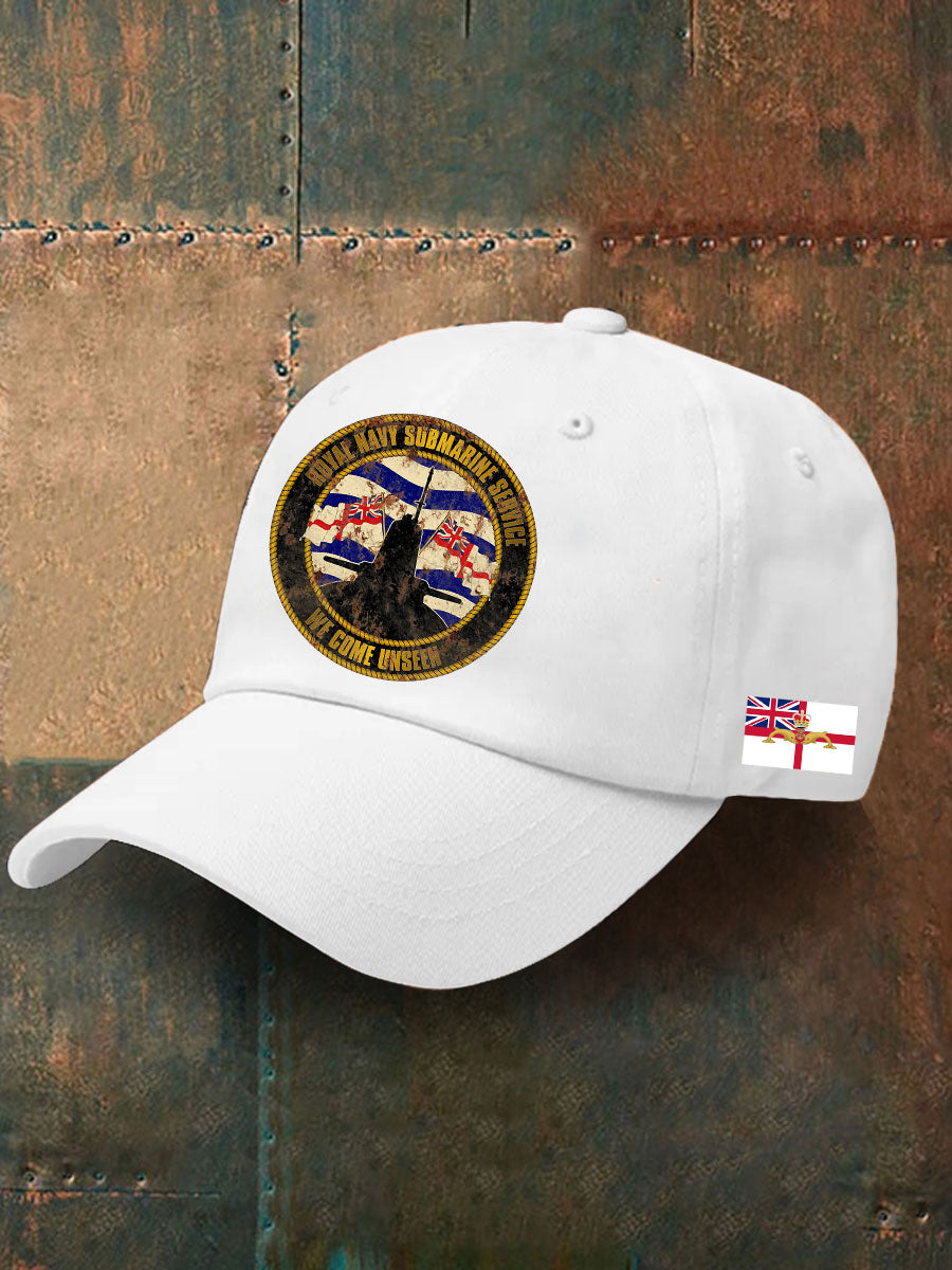 Unisex Navy Veteran Submarine Printed Hat