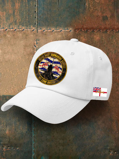 Unisex Navy Veteran Submarine Printed Hat