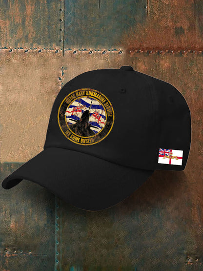 Unisex Navy Veteran Submarine Printed Hat