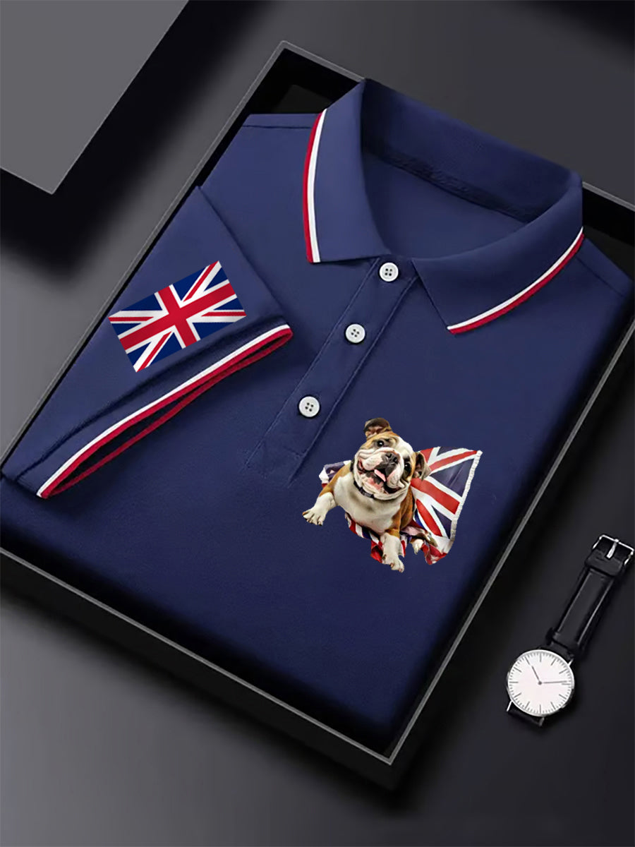 Men's Business Style Badge Top