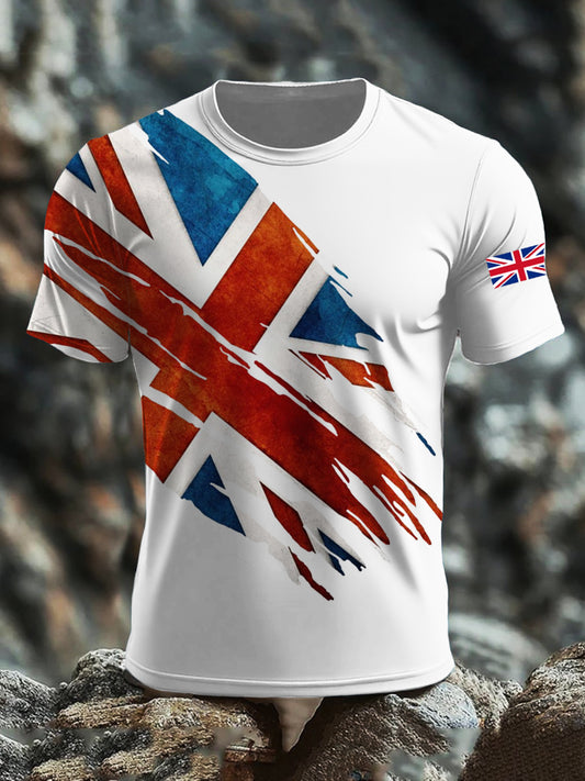 Men's UK Flag Printed T-shirt