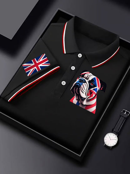 Men's Vintage England Flag Casual Shirt