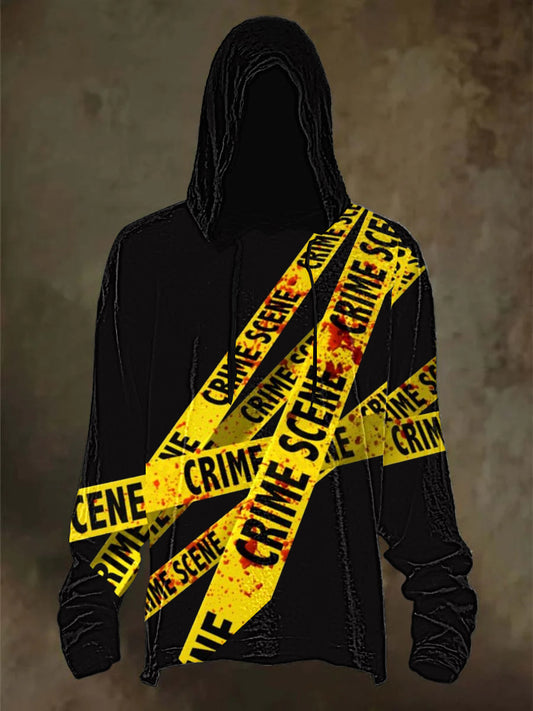 Men's Halloween  Drop-Shoulder Hoodie (No Pockets)