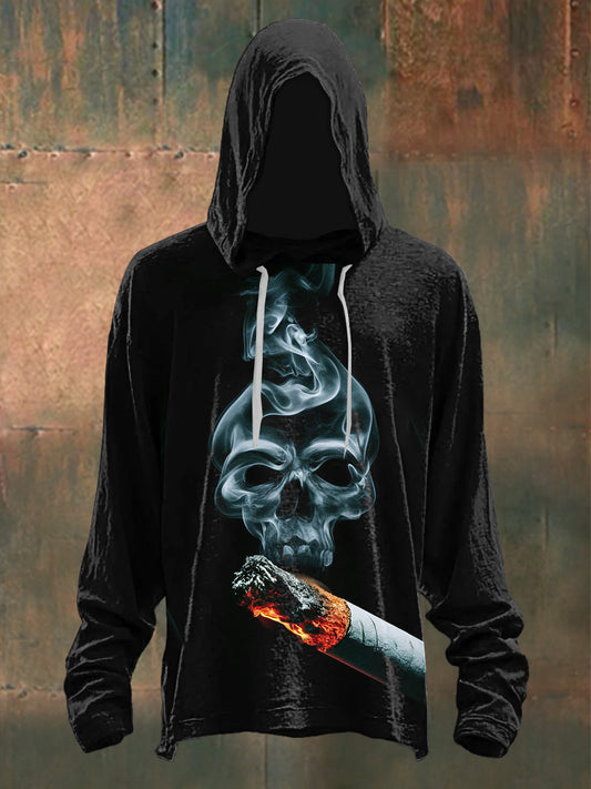 Men's Halloween Ghosts Drop-Shoulder Hoodie (No Pockets)