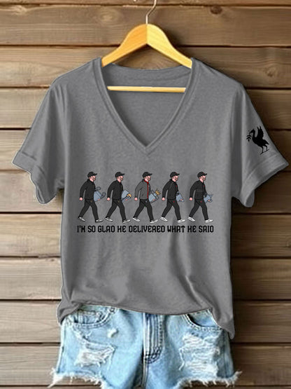 Women’s sportswear Football coach V-neck T-shirts