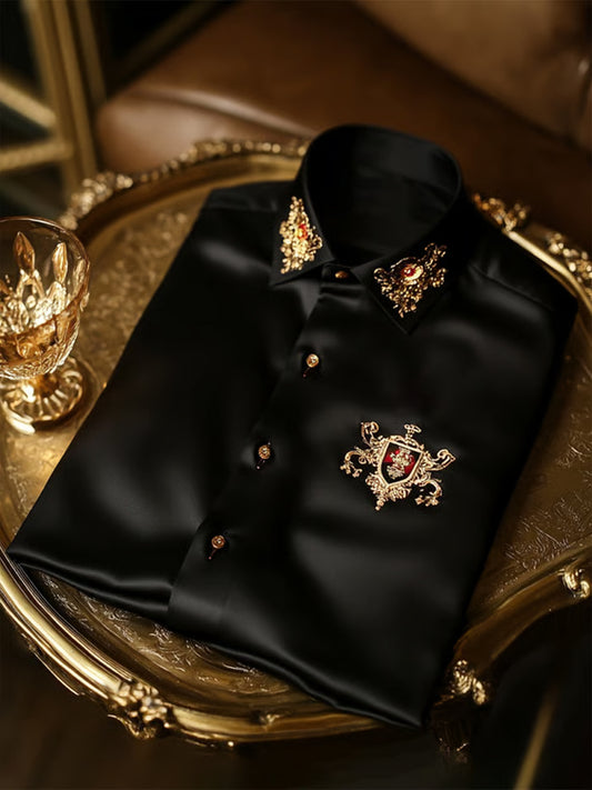Men's Business Luxury Business Style Long Sleeve Shirt