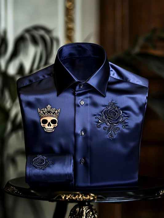 Men's Business Luxury Business Style Long Sleeve Shirt