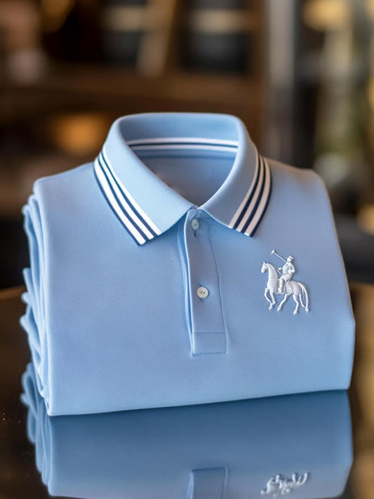 Men's Vintage Holiday Business Casual Polo Shirt