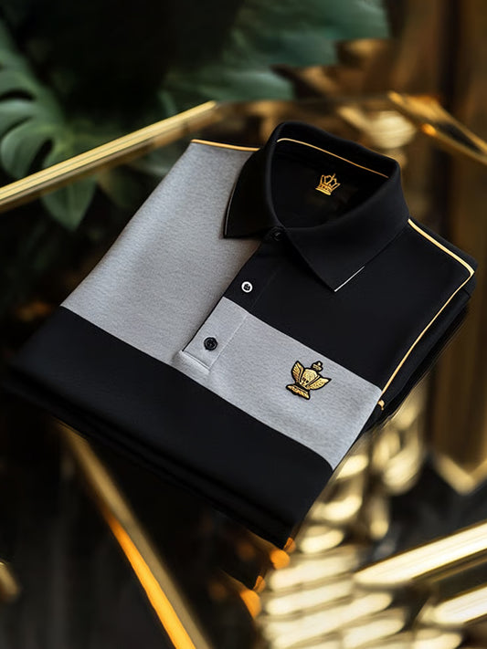 Men's Vintage Holiday Business Casual Polo Shirt