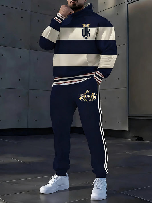 Men's Casual Hoodie And Pants Set