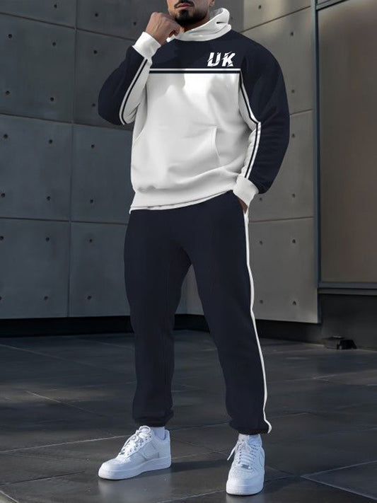 Men's Casual Hoodie And Pants Set