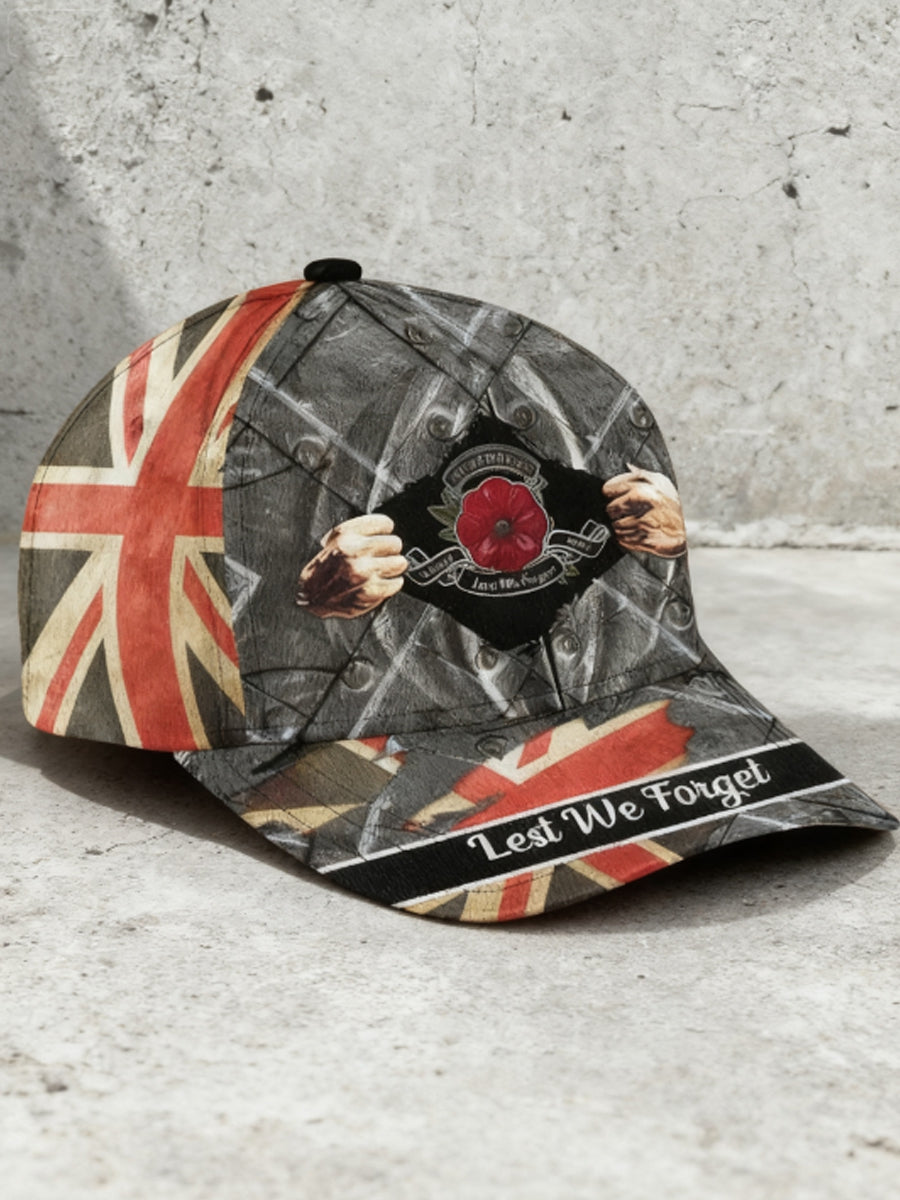 Unisex Remembrance Day Lest We Forget Hat