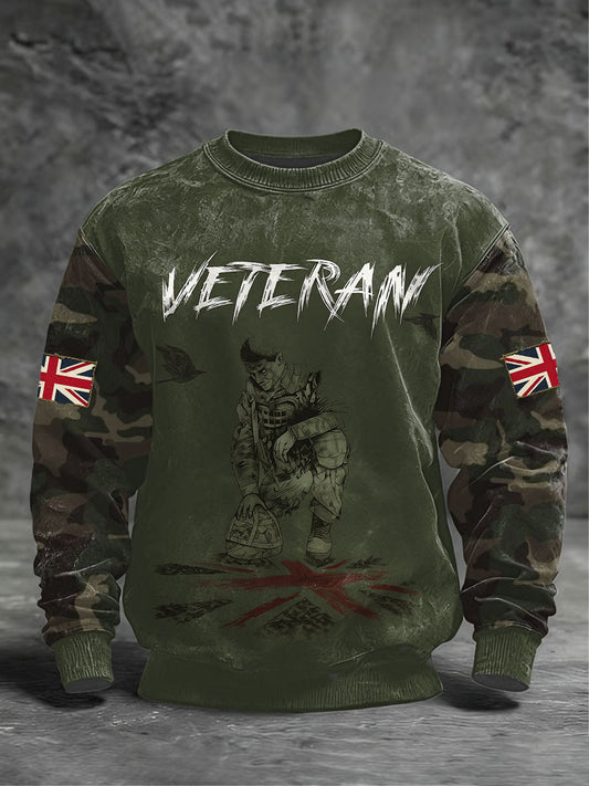 Men's Lest We Forget Veteran Crew Neck Sweatshirt