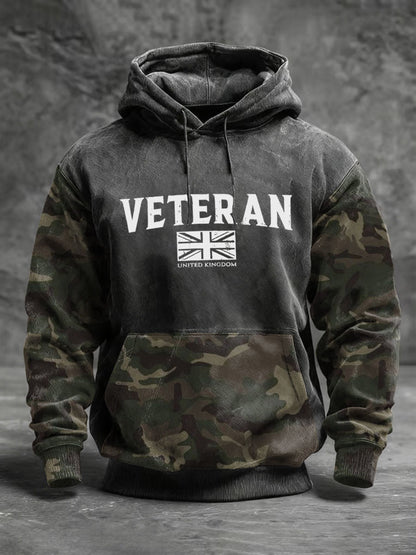 Men's Uk Veteran Standard Fit Hoodie