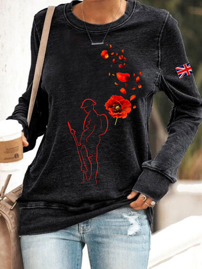 Women's Remembrance Day Lest We Forget Sweatshirt