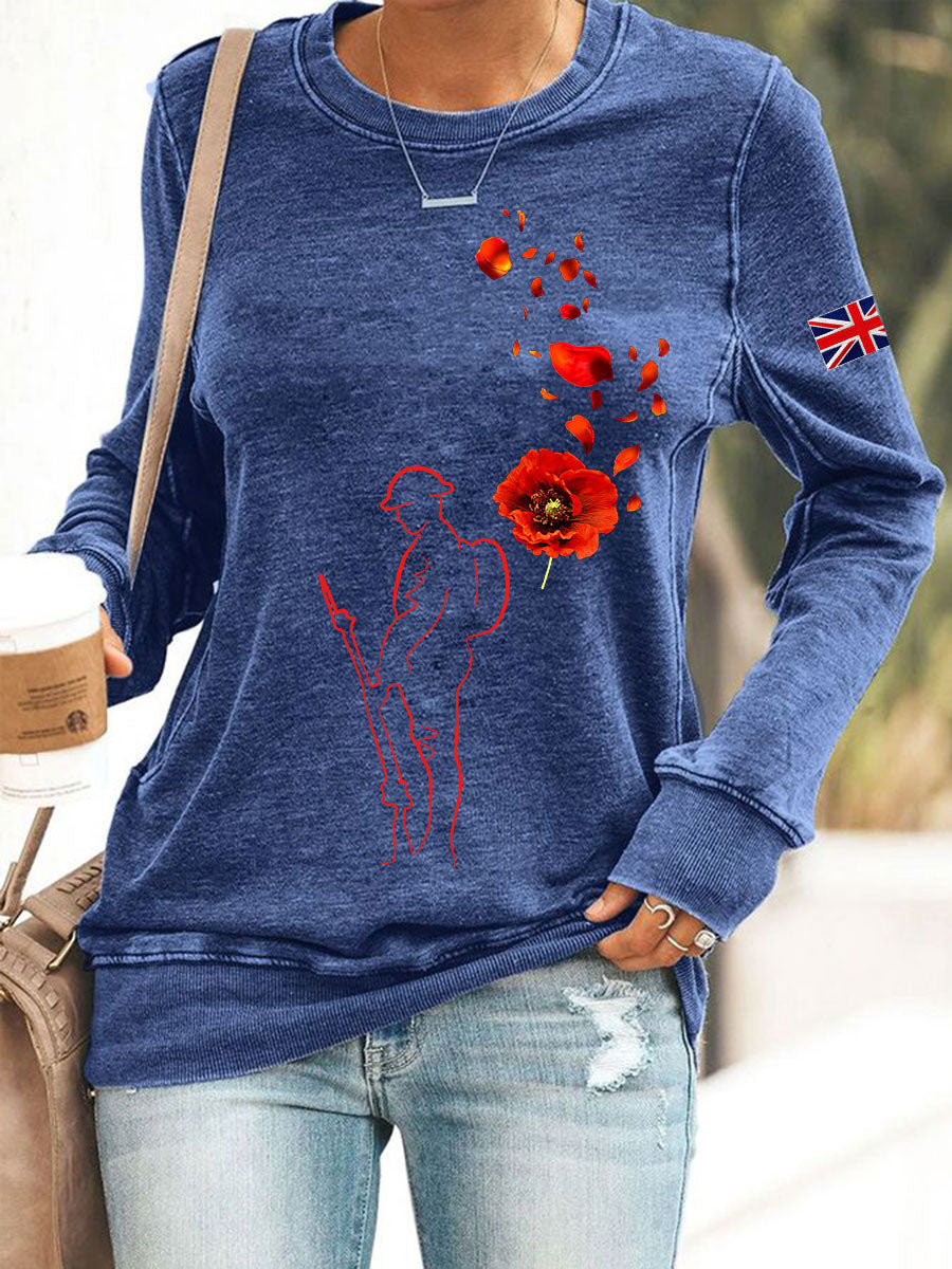 Women's Remembrance Day Lest We Forget Sweatshirt