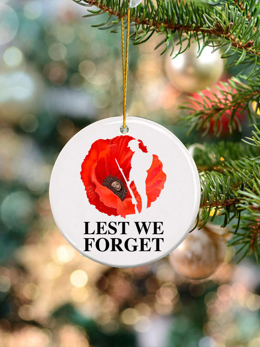 Lest We Forget Ornament