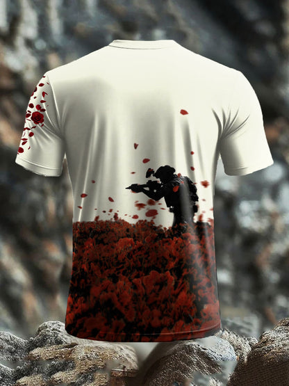 Men's Lest We Forget Printed short sleeves t-shirt