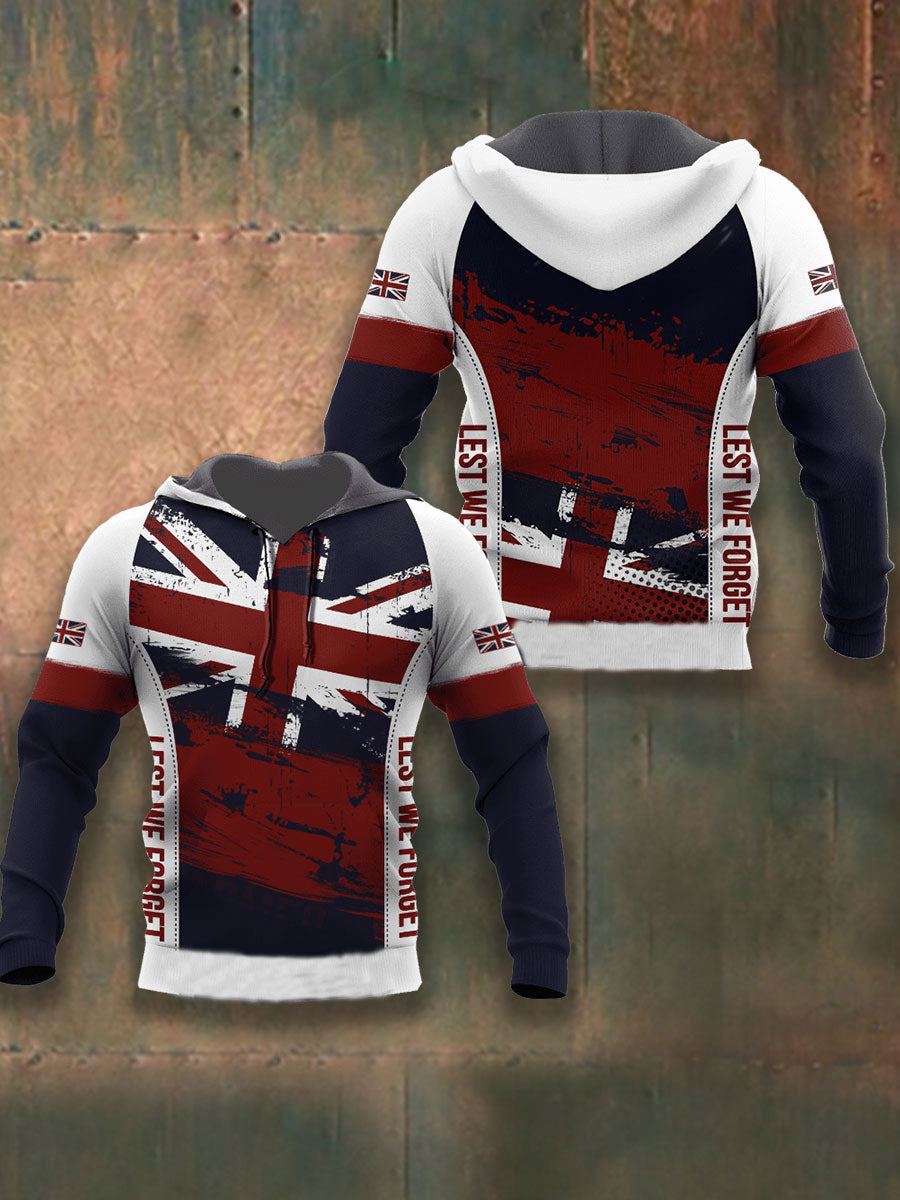 Men's Remembrance Day Lest We Forget Hoodie