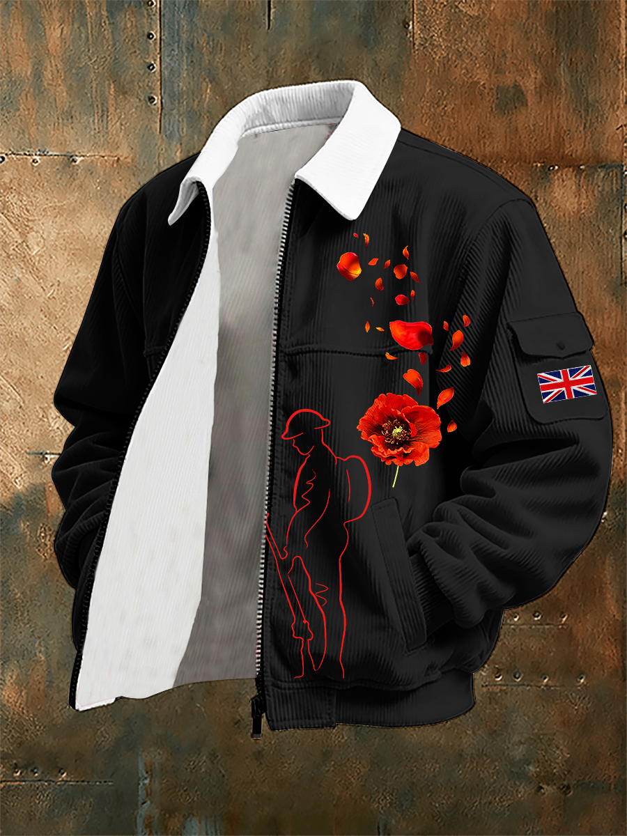 Men's Remembrance Day Lest We Forget Jacket
