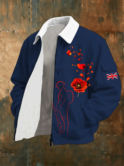 Men's Remembrance Day Lest We Forget Jacket
