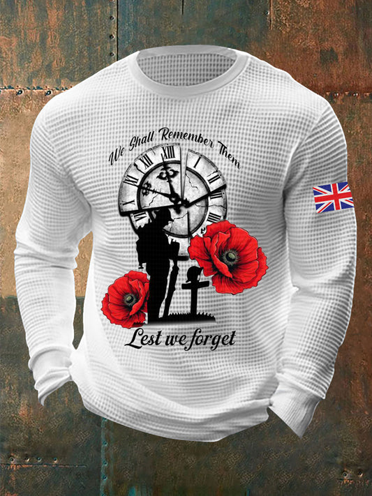 Men's Remembrance Day Waffle Top
