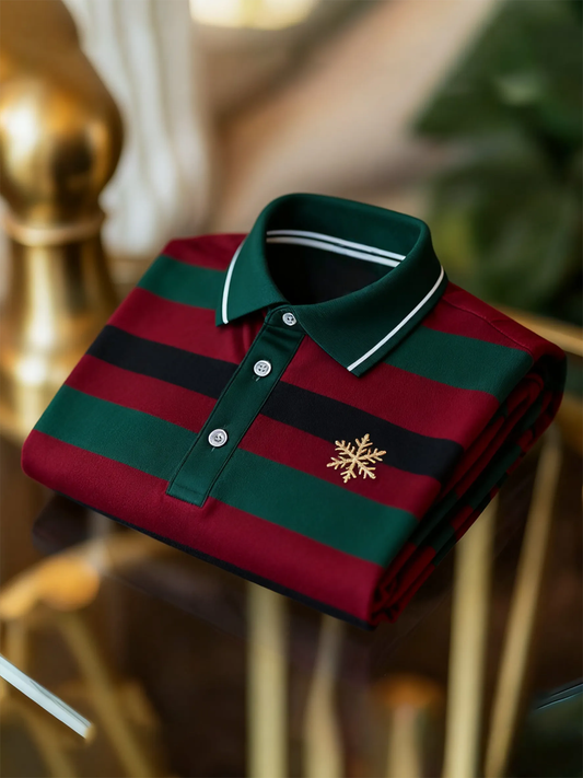 Men's Christmas Art Business Style Printed CasuaL Tops