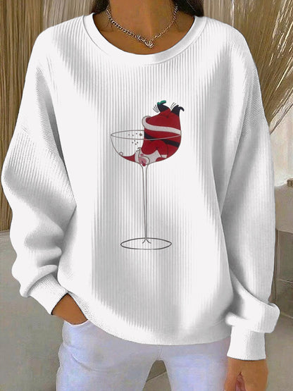 Women's Christmas Print Casual Sweatshirt