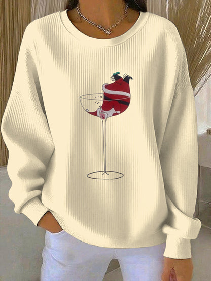 Women's Christmas Print Casual Sweatshirt