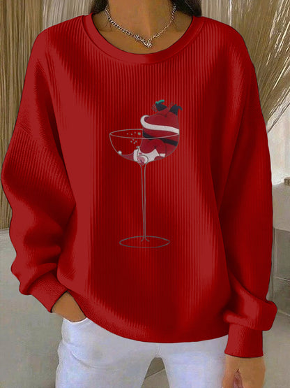 Women's Christmas Print Casual Sweatshirt