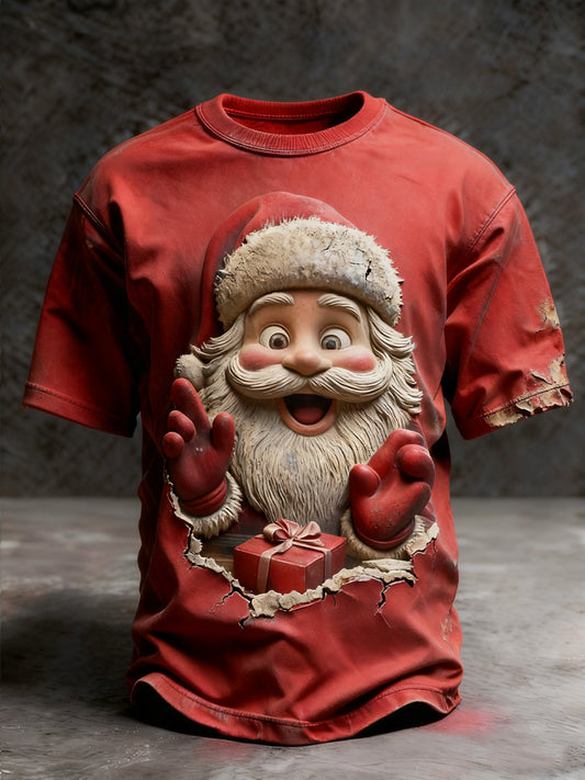 Fun Christmas Santa Gift Delivery Casual T-Shirt