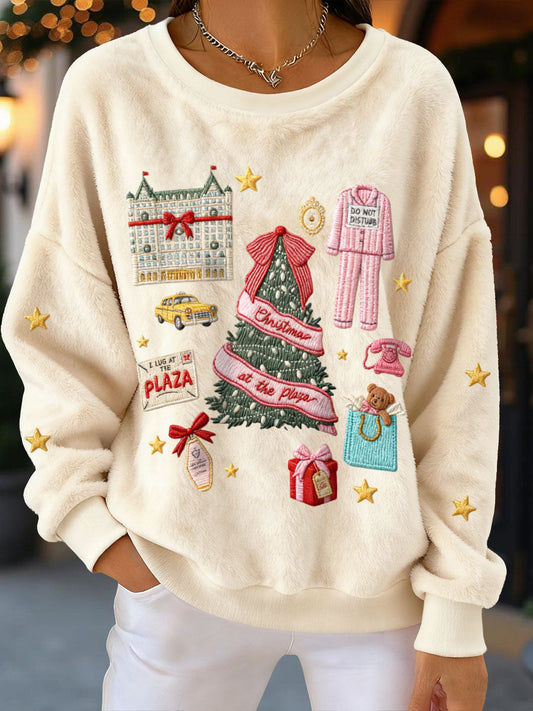 Women's Christmas Flannel Sweatshirts