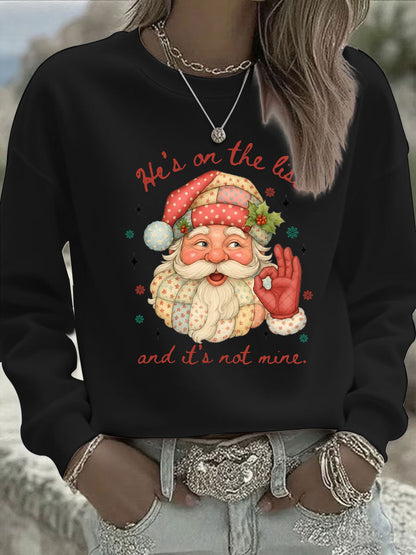 Women's Christmas FDT Print Casual Sweatshirt
