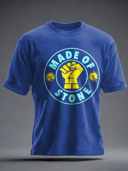 Unisex Lemon Roses Music Lover Printed T-shirt