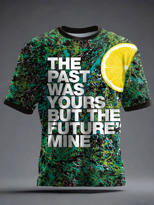 Unisex UK Lemon Mod Music Lover Printed T-shirt