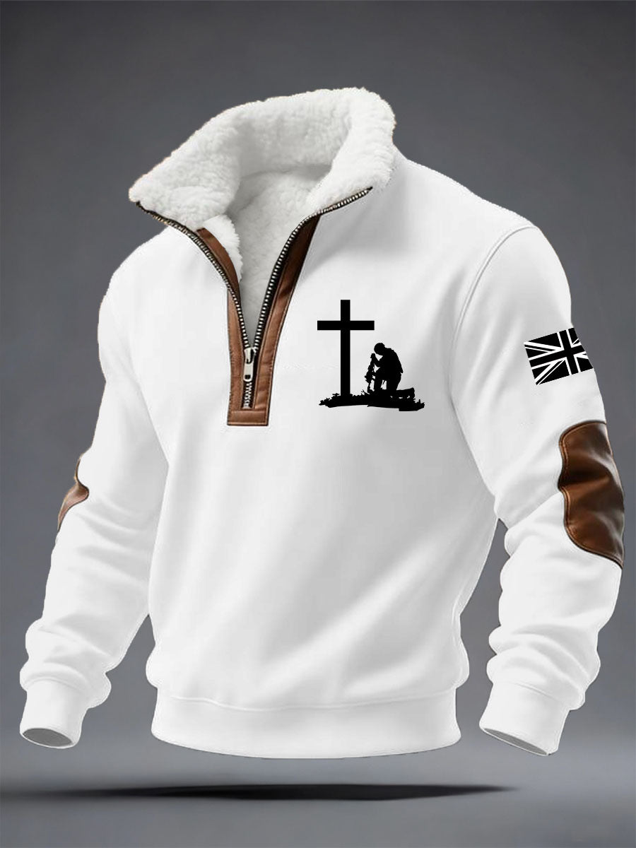 Men's Remembrance Day Print Sweatshirt