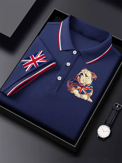Men's Vintage England Flag Casual Shirt