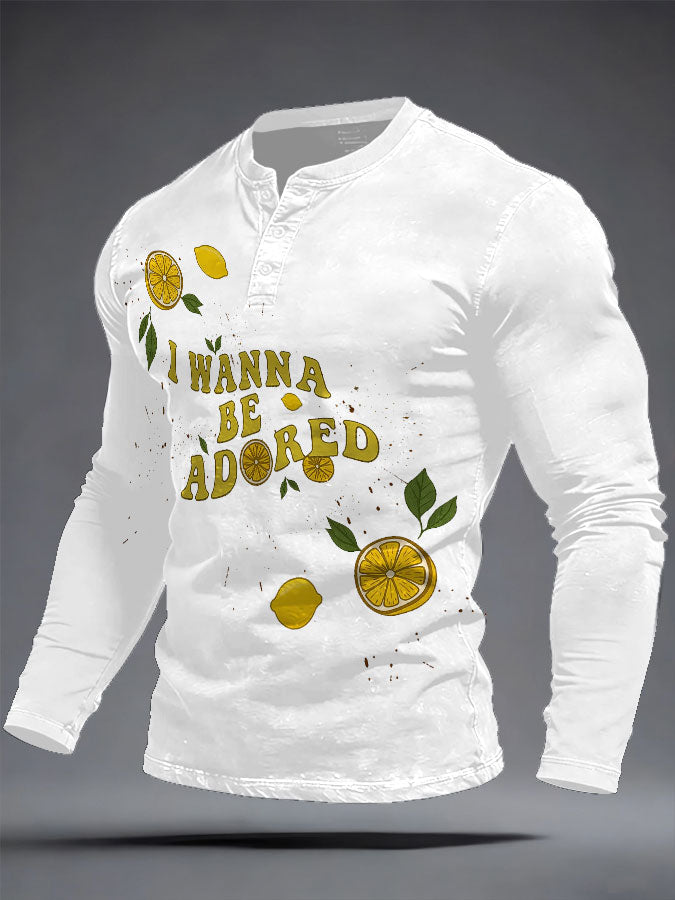 Men's iLemon Roses Music Lover Printed Tops