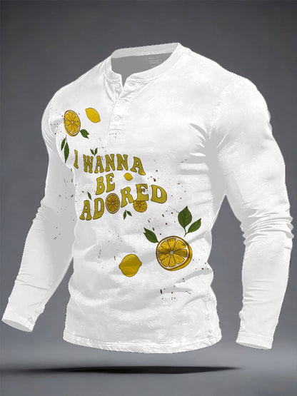 Men's iLemon Roses Music Lover Printed Tops