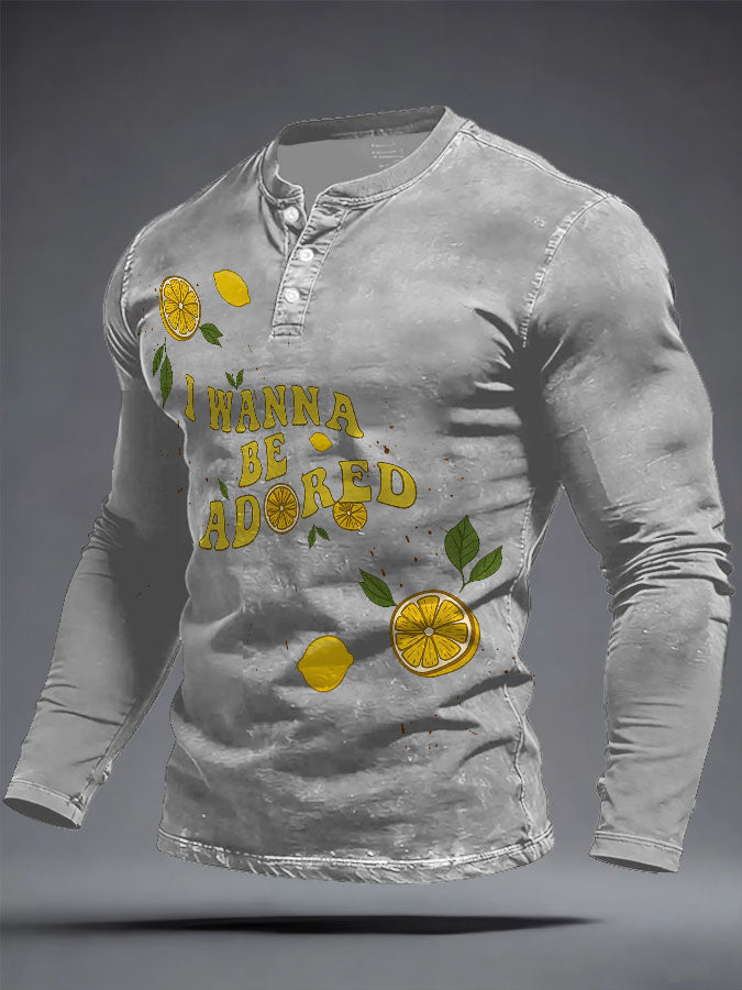Men's iLemon Roses Music Lover Printed Tops